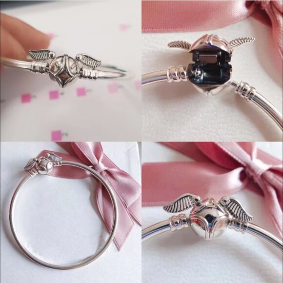 Authentic Pandora Disney Flex Bracelet no Dangle Charms Empty - Picture 10 of 17